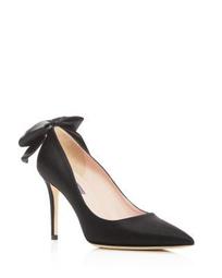 Lucille Bow Pointed Toe Pumps