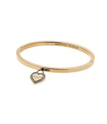 Michael Kors Pavé Heart Logo Hinge Bracelet