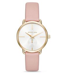 Michael Kors Portia Chronograph Leather-Strap Watch