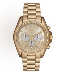 Michael Kors Bradshaw Pavé Chronograph & Date Bracelet Watch