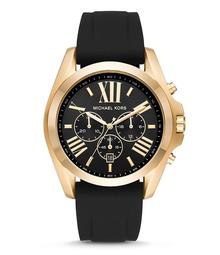 Michael Kors Bradshaw Chronograph & Date Silicone-Strap Watch