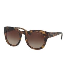 Michael Kors Summer Breeze Round Gradient Sunglasses