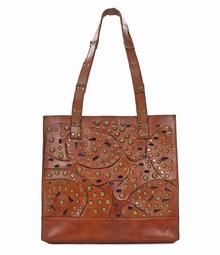Patricia Nash Studded Link Collection Toscano Tote
