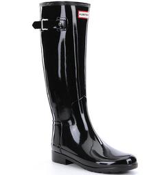 Hunter Original Refined Gloss Buckle Strap Rain Boots
