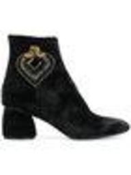 heart embellished boots