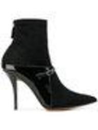 pointed fitted ankle boots
