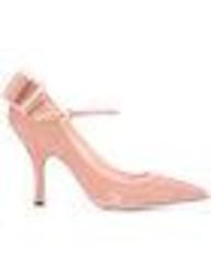 pointed toe bow heel pumps