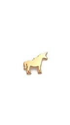 14k Gold Menagerie Unicorn Stud Earring