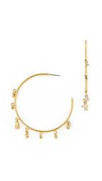 The Scattered Statement Hoop Earrings