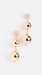 Pave Bauble Earrings