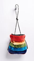 Trilly Rainbow Fur Bag