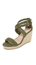 Bailey 90mm Ankle Strap Wedge Espadrilles