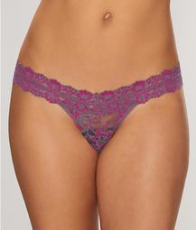 Cross Dyed Low Rise Thong
