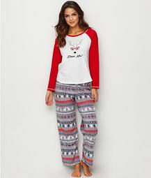 Deer Me! Fleece Pajama Set