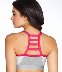 Caged Back Wire- Free Sports Bra