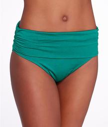 Azure Fold-Over Bikini Bottom