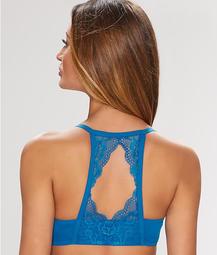 Lacey Back Front-Close Push-Up Bra