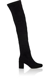 Faux-Suede Over-The-Knee Boots