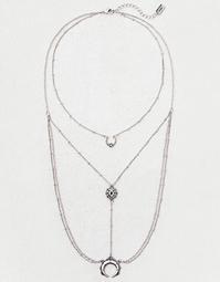 AEO Triple Charm Layered Necklace