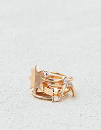 AEO Star & Crescent Rings 5-Pack