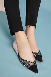 Anthropologie Pointed D'Orsay Flats