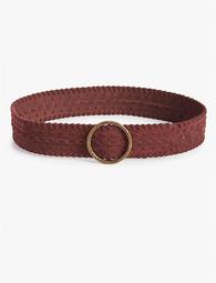 Laced Pull Through Belt