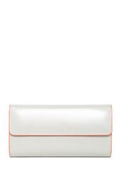 Audrey Checkbook Leather Clutch Wallet