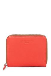 Colorblock Pebbled Leather Wallet