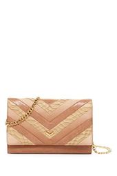 Soho Convertible Quilted Leather Chain Strap Wallet