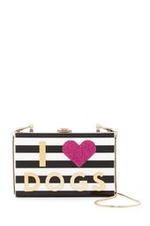 I Heart Cats/Dogs Box Clutch