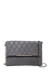 Taurus Quilted Vegan Leather Clutch