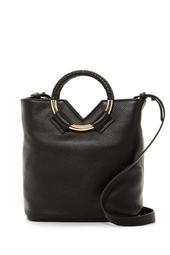 Elina Small Leather Bucket Bag