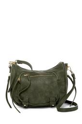 James Faux Leather Crossbody