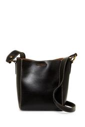 Harness Leather Bucket Crossbody Bag