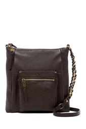 Gwen Flat Leather Crossbody Bag
