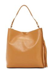 Pearl Leather Hobo Bag