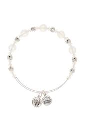 Cloud Crystal Beaded Extendable Wire Bangle