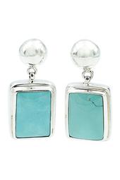 Sterling Silver Paradise Valley Turquoise Earrings