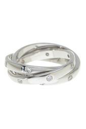 Sterling Silver Triple Roll Etoile Ring