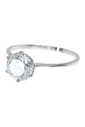 Sterling Silver Solitaire CZ Ring