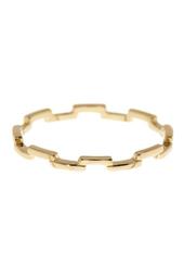 14K Yellow Gold Zigzag Stackable Ring
