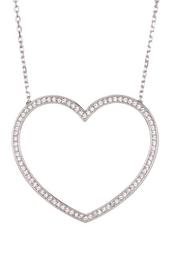 Swarovski Crystal Accented Cadmia Heart Pendant Necklace