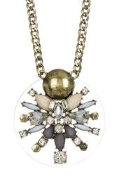 Nova Crystal & Stone Pendant Necklace