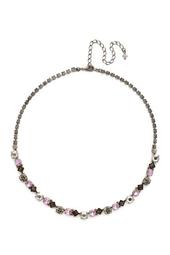 Dazzling Crystal Line Necklace