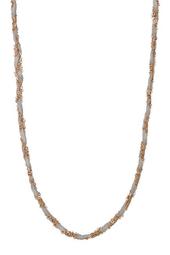 Braided Suede Chain Necklace