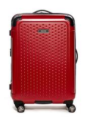 24" Embossed Dot Hardside Upright Suitcase