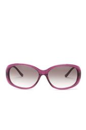 Women's Plastic Oval Sunglasses