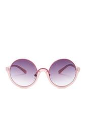 Women's Semi-Rimless Round Sunglasses