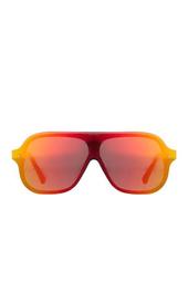 Unisex Mirrored Navigator Sunglasses