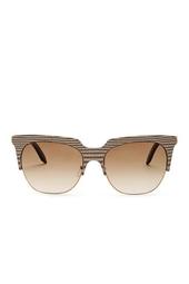 Women's Layered Combination Square Sunglasses